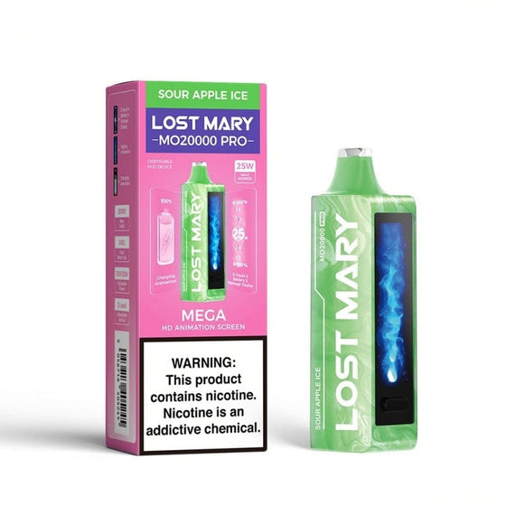 Disposable Vape Online Sour Apple Ice LOST MARY MO20000 PRO DISPOSABLE VAPE