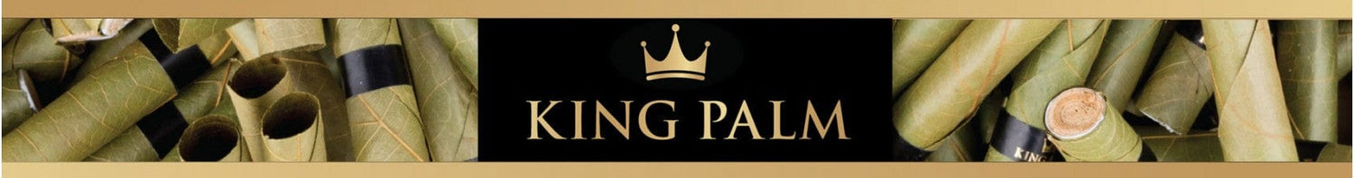 King Palm banner featuring natural pre-rolled cones