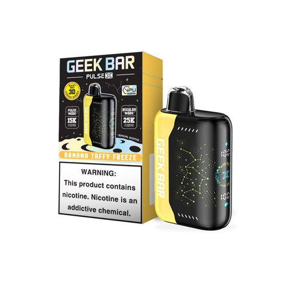 Disposable Vape Online Banana Taffy Freeze Geek Bar Pulse X Vape 25000