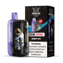  Disposable Vape Online Berry Ice Al Fakher Crown Bar Ultra 25K Disposable Vape
