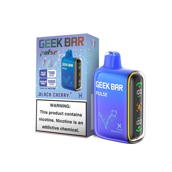 Disposable Vape Online Black Cherry (Pisces) (Zodiac Edition) Geek Bar Pulse 15000 Disposable Vape 15K