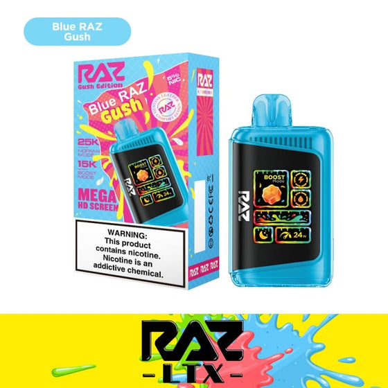 Disposable Vape Online Blue Raz Gush (Gush Edition) Raz LTX 25K Disposable Vape