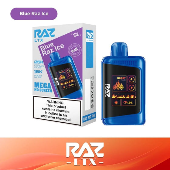 Disposable Vape Online Blue Raz Ice Raz LTX 25K Disposable Vape
