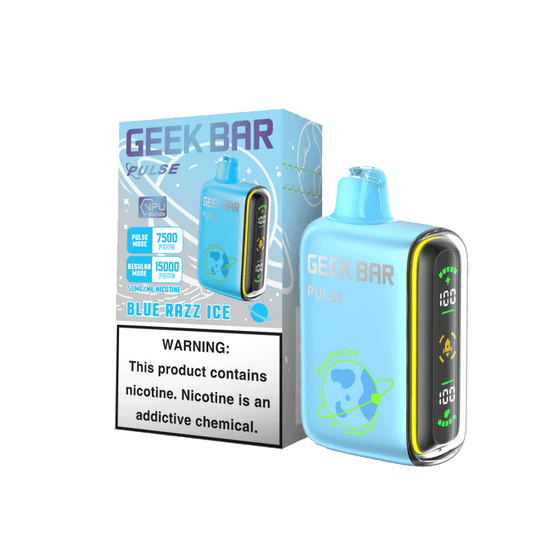 Disposable Vape Online Blue Razz Ice (Planet Edition) Geek Bar Pulse 15000 Disposable Vape 15K