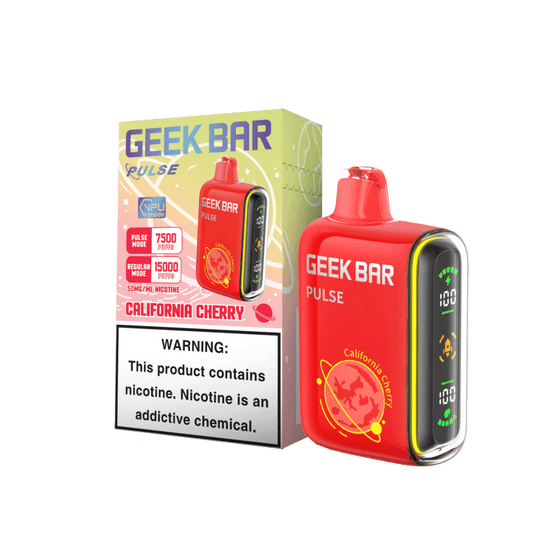 Disposable Vape Online California Cherry (Planet Edition) Geek Bar Pulse 15000 Disposable Vape 15K