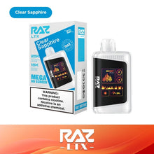  Disposable Vape Online Clear Sapphire Raz LTX 25K Disposable Vape