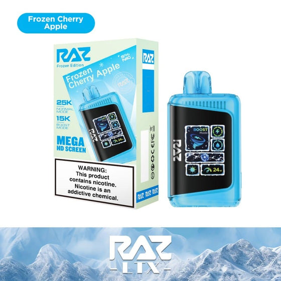 Disposable Vape Online Frozen Cherry Apple (Frozen Edition) Raz LTX 25K Disposable Vape