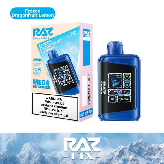Disposable Vape Online Frozen Dragonfruit Lemon (Frozen Edition) Raz LTX 25K Disposable Vape