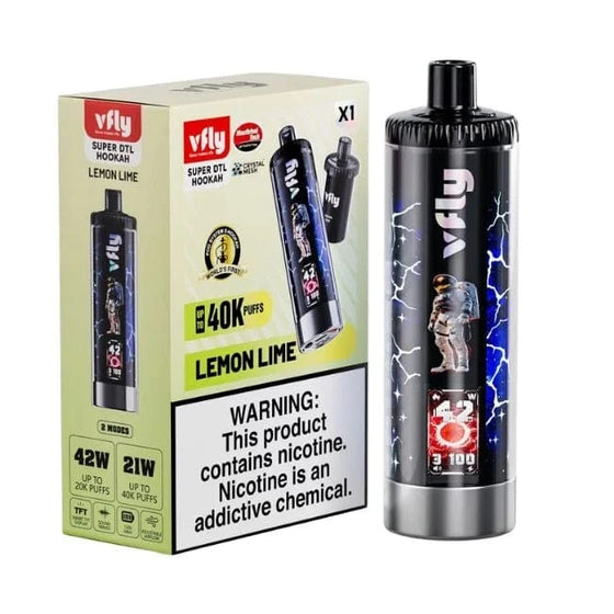 Disposable Vape Online Lemon Lime ( Pod Kit ) Vfly hookah disposable kit 40K