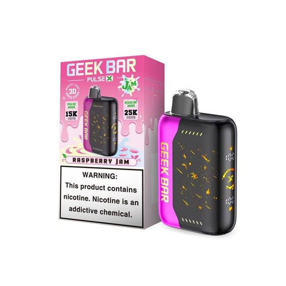 Disposable Vape Online Raspberry Jam (Jam Edition) Geek Bar Pulse X Vape 25000