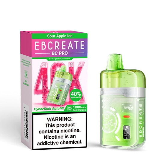 Disposable Vape Online Sour Apple Ice Ebcreate Bc Pro 40K Vape