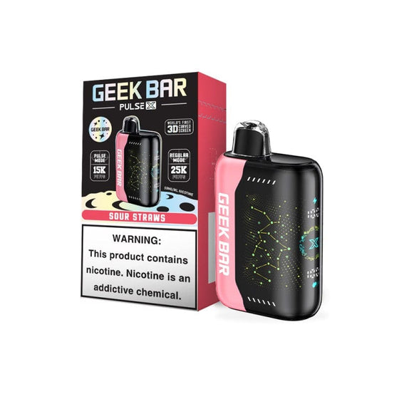 Disposable Vape Online Sour Straws Geek Bar Pulse X Vape 25000