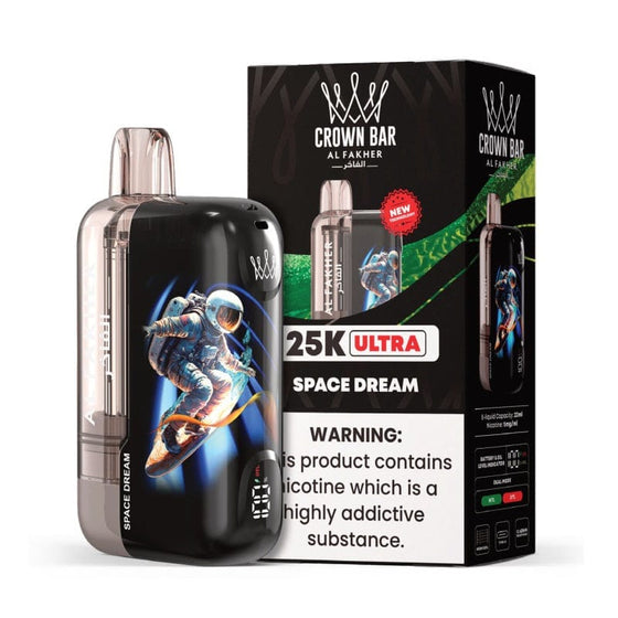Disposable Vape Online Space Dream Al Fakher Crown Bar Ultra 25K Disposable Vape