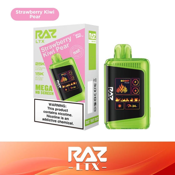 Disposable Vape Online Strawberry Kiwi Pear Raz LTX 25K Disposable Vape
