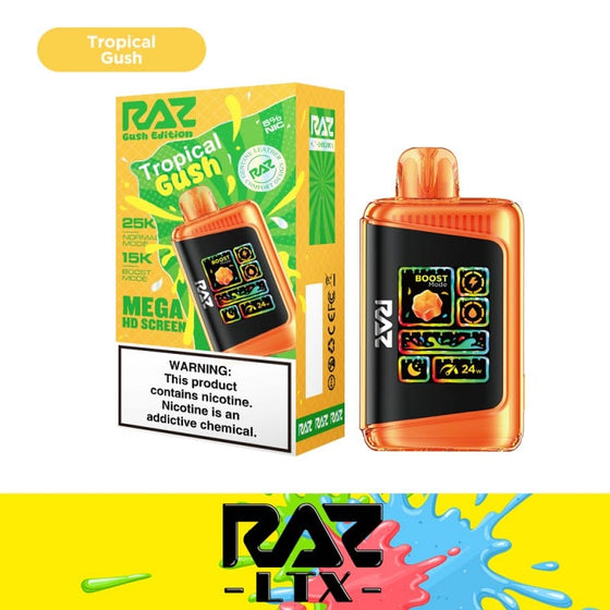Disposable Vape Online Tropical Gush (Gush Edition) Raz LTX 25K Disposable Vape