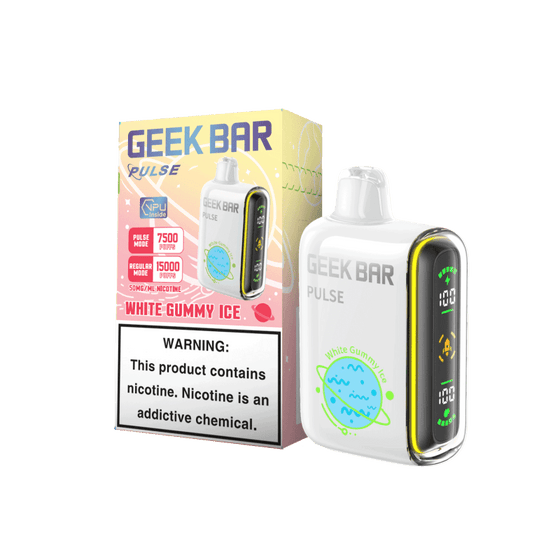 Disposable Vape Online White Gummy Ice (Planet Edition) Geek Bar Pulse 15000 Disposable Vape 15K
