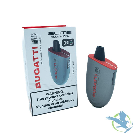 Disposable Vape Online Tropical Twist Bugatti Elite Aroma King Disposable 9000