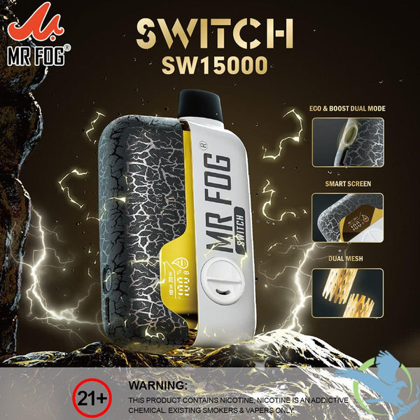 mr fog switch 15000 near me Mr Fog Switch SW 15000 Puffs Disposable Vape Wholesale – Vapz Vape Wholesale main image 0