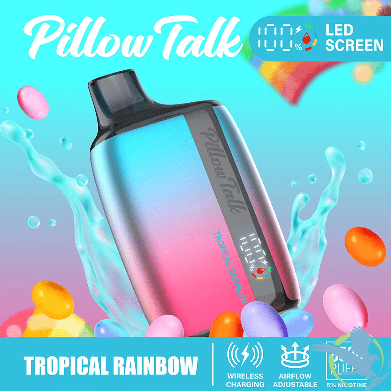 Disposable Vape Online Tropical Rainbow Pillow Talk Disposable Vape