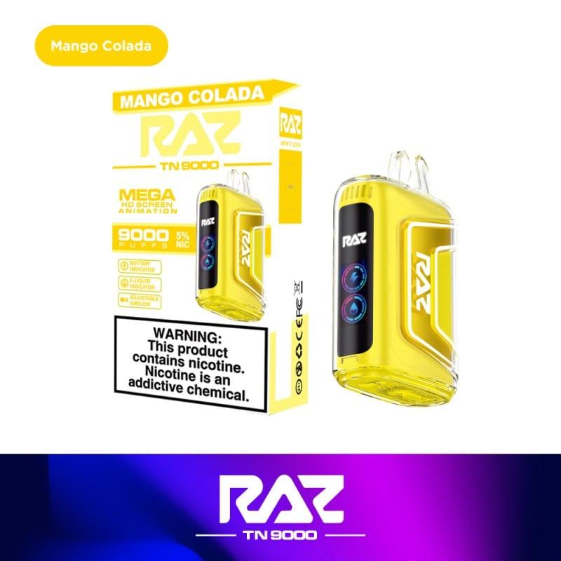 Disposable Vape Online Mango Colada / Single Raz TN9000 Disposable Vape- 5% Nicotine Strength