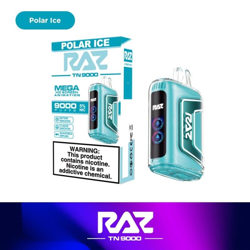 Disposable Vape Online Polar Ice / Single Raz TN9000 Disposable Vape- 5% Nicotine Strength
