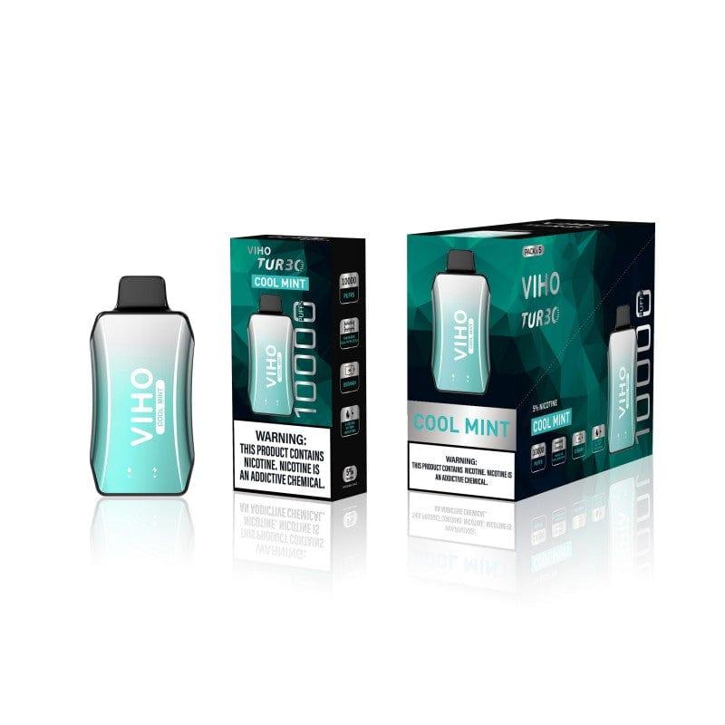 Disposable Vape Online Cool Mint / Single Viho Turbo 10k Disposable Vape- NEXCORE dual mesh coil
