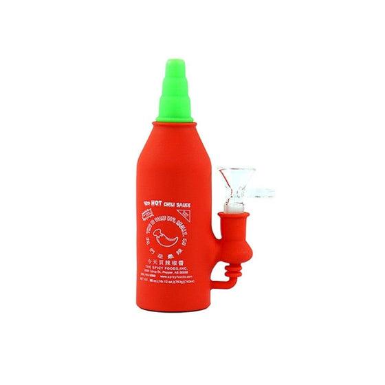 Disposable Vape Online 6" SILICONE CHILI BOTTLE WATER PIPE H83