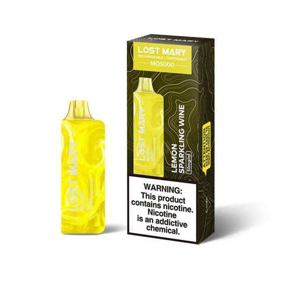Disposable Vape Online Lemon Sparkling Wine Lost Mary MO5000 Disposable Vape 5%