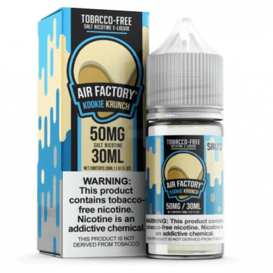 Disposable Vape Online 50MG AIR FACTORY 30ML SALT TFN KOOKIE KRUNCH