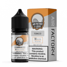  Disposable Vape Online AIR FACTORY SALT 30ML TOBACCO