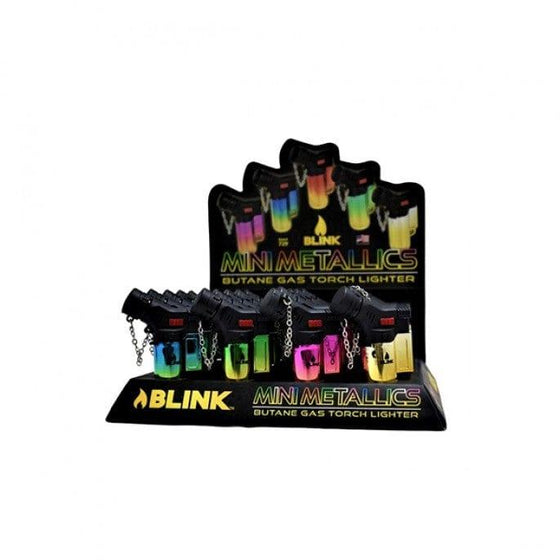 Disposable Vape Online BLINK MINI ANGLE DUAL TONE TORCH LIGHTER - 20CT