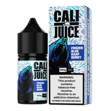  Disposable Vape Online CALI JUICE SALT 30ML FROZEN BLUE RASPBERRY - 50MG