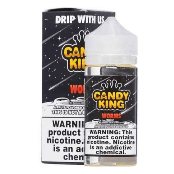 Disposable Vape Online CANDY KING SOUR WORMS 100ML