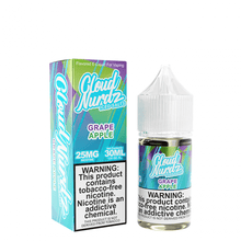  Disposable Vape Online CLOUD NURDZ SALT 30ML GRAPE APPLE ICED