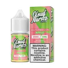  Disposable Vape Online CLOUD NURDZ SALT 30ML WATERMELON APPLE