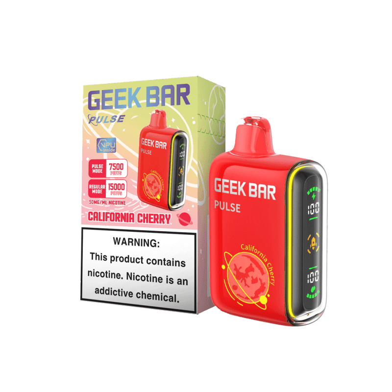 Disposable Vape Online California Cherry Geek Bar Pulse Disposable 15000 Puffs