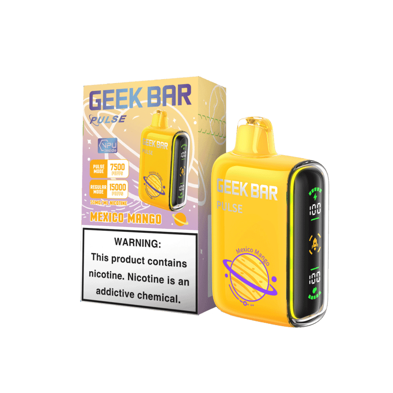 Disposable Vape Online Mexican Mango Geek Bar Pulse Disposable 15000 Puffs