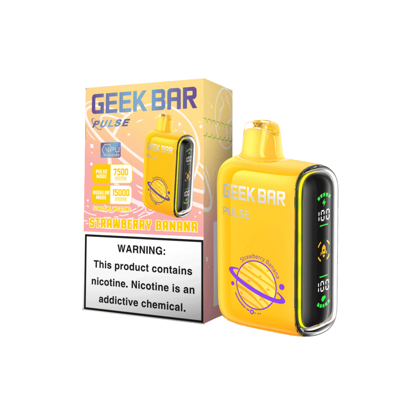 Disposable Vape Online Strawberry Banana Geek Bar Pulse Disposable 15000 Puffs