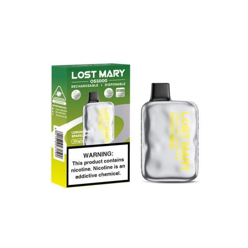 Disposable Vape Online Single / Lemon Lime Sparkling Lost Mary Luster Edition os5000 Vape