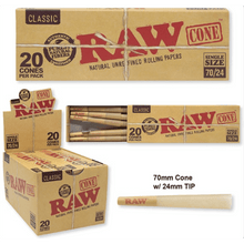  Disposable Vape Online RAW CLASSIC 70/24MM CONE 20PK/DISPLAY