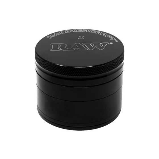 Disposable Vape Online RAW X HAMMERCRAFT 2" 4PC GRINDER - BLACK