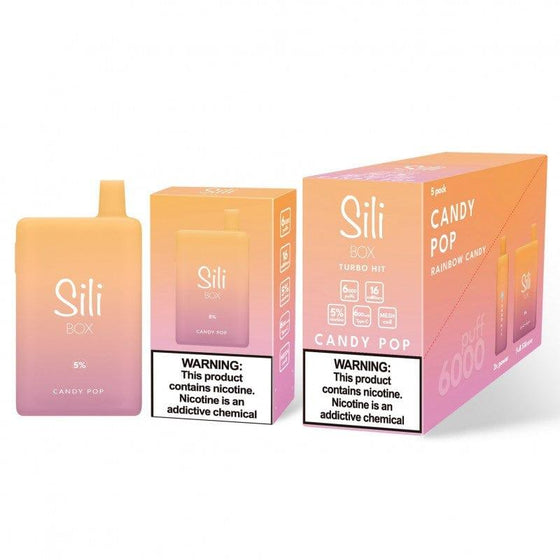 Disposable Vape Online Candy Pop Sili Box 6000 Turbo Hit Disposable 5%