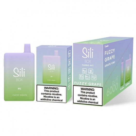 Disposable Vape Online SINGLE Sili Box Vape 6000 Fuzzy Grape