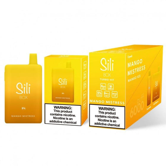 Disposable Vape Online SINGLE Sili Box Vape 6000 Mango Mistress